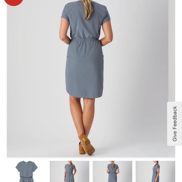 NWT Duluth Trading Nine to Five synthetic cap sleeve dress in BLACK. - Picture 7 of 8